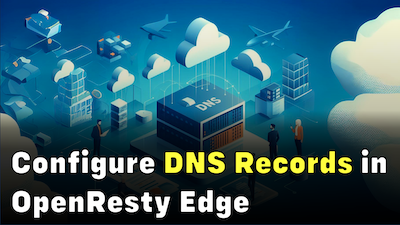 Configure DNS Records in OpenResty Edge