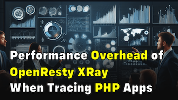 Performance Impact of OpenResty XRay when Tracing PHP Apps (using OpenResty XRay)