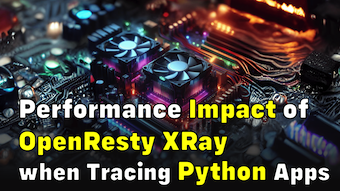 Performance Impact of OpenResty XRay when Tracing Python Apps (using OpenResty XRay)