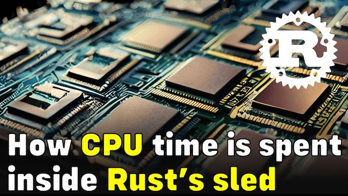 How CPU time is spent inside Rust’s Sled library (using OpenResty XRay)