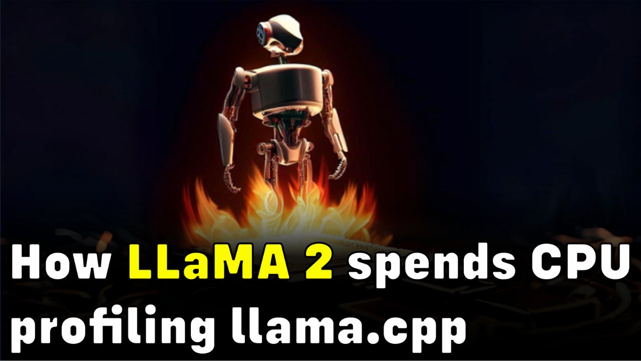 How CPU time is spent inside llama.cpp + LLaMA2 (using OpenResty XRay)